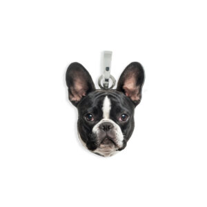 Ciondolo in Argento Razza  Cane Buldog Francesse