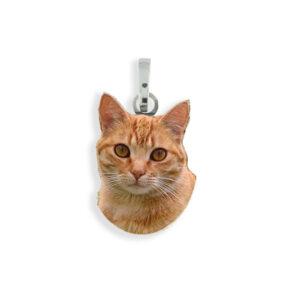 Ciondolo in Argento Razza Gatto Rosso